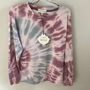 Know Rose Tie Dye print Sweatshirt